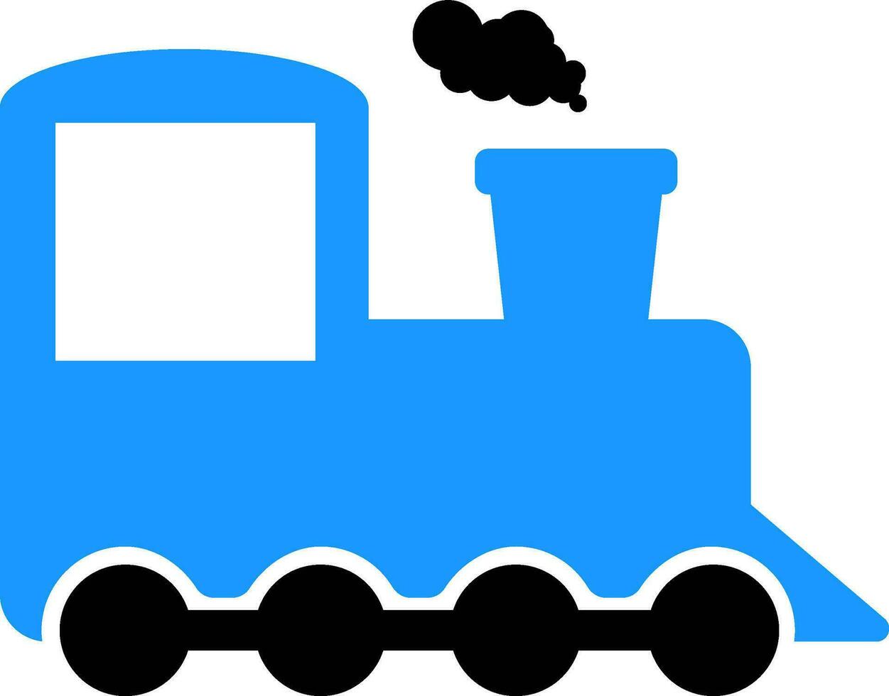 vettore cartello o simbolo di vapore treno motore.