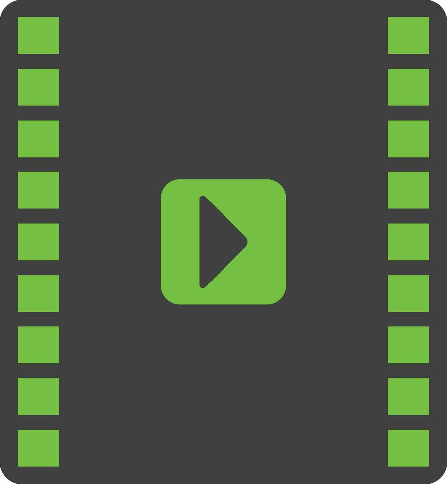 video icona nel colore per multimedia concetto. vettore