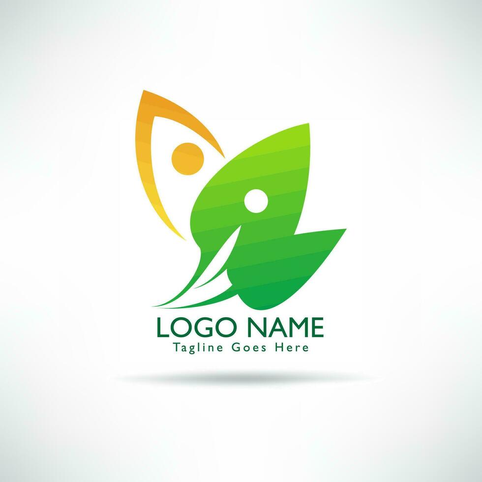 creativo verde foglia eco biologico logo design vettore modello. verde ambientale concetto, ecologico.