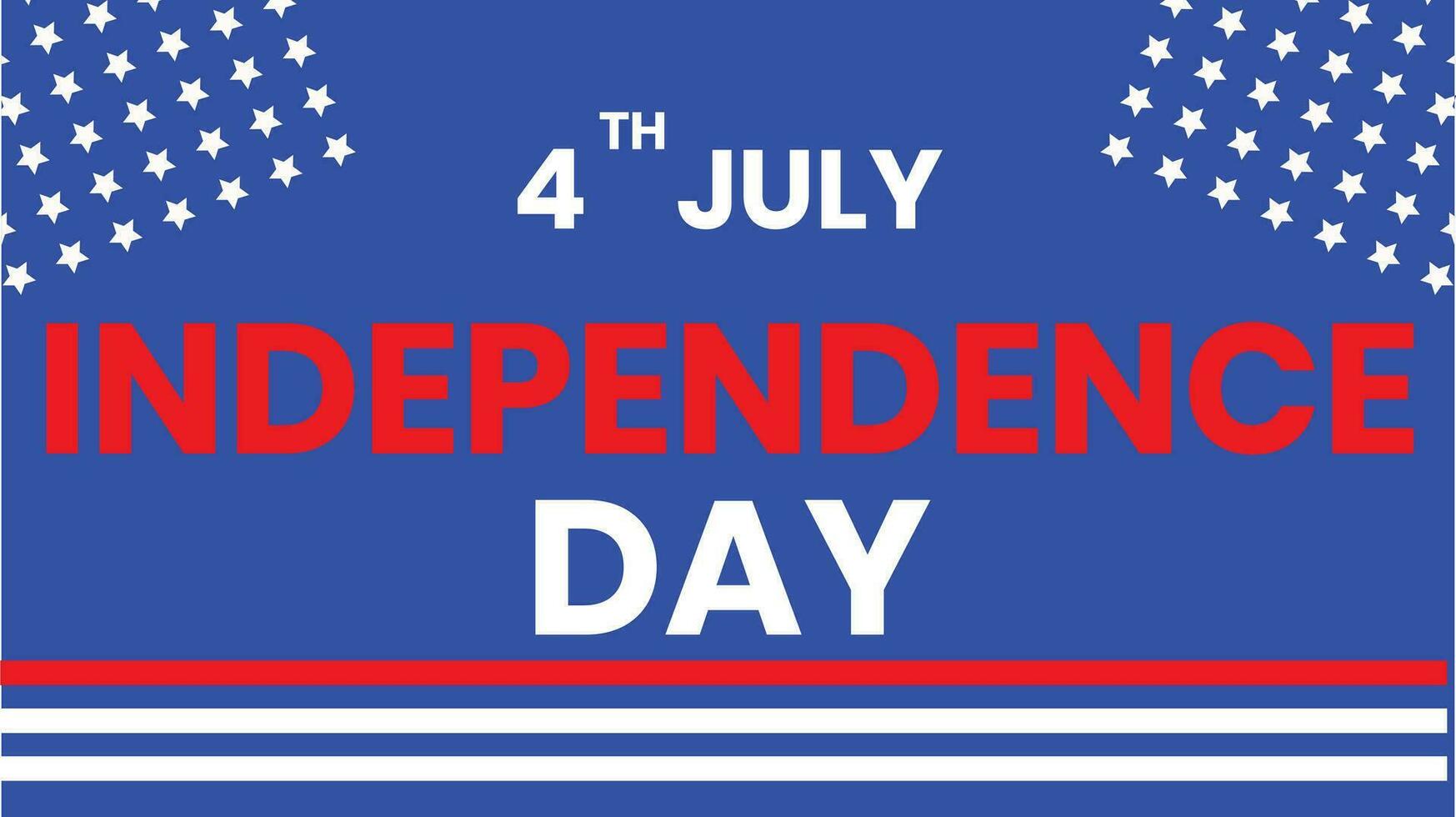 buona festa dell'indipendenza 4 luglio vettore