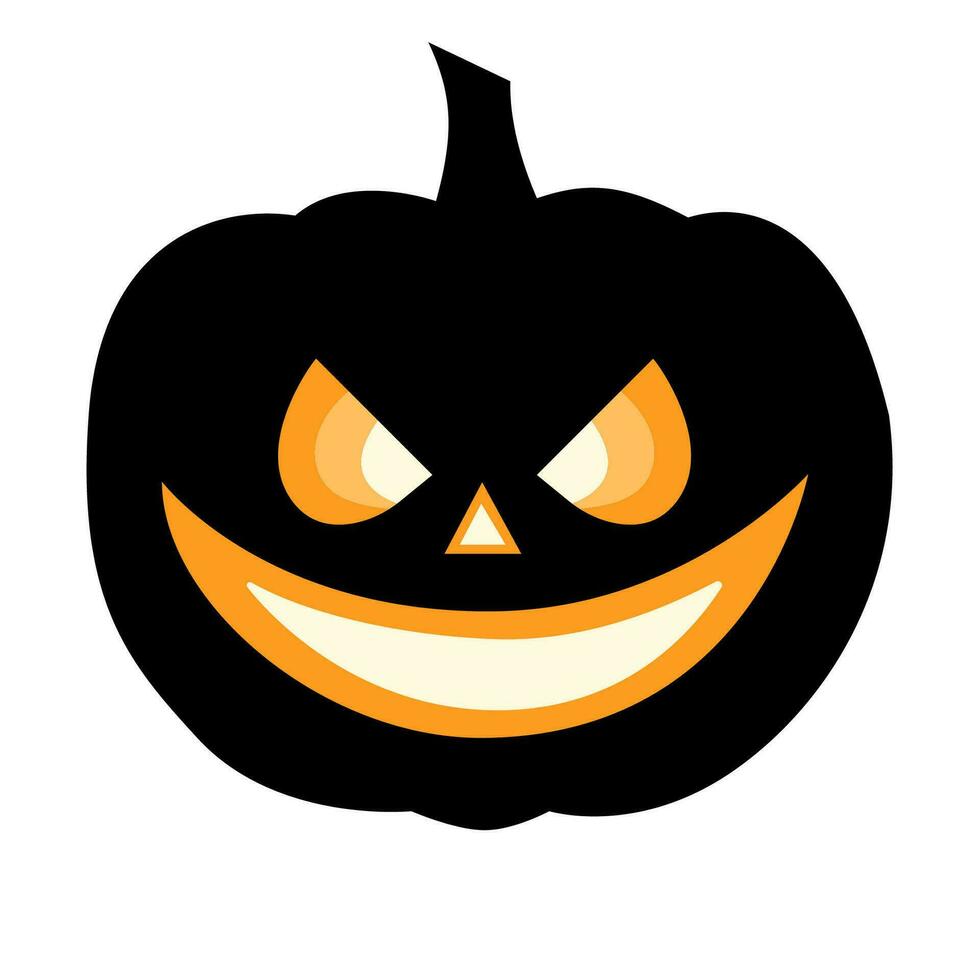 spaventoso Halloween zucca. vettore illustrazione eps10