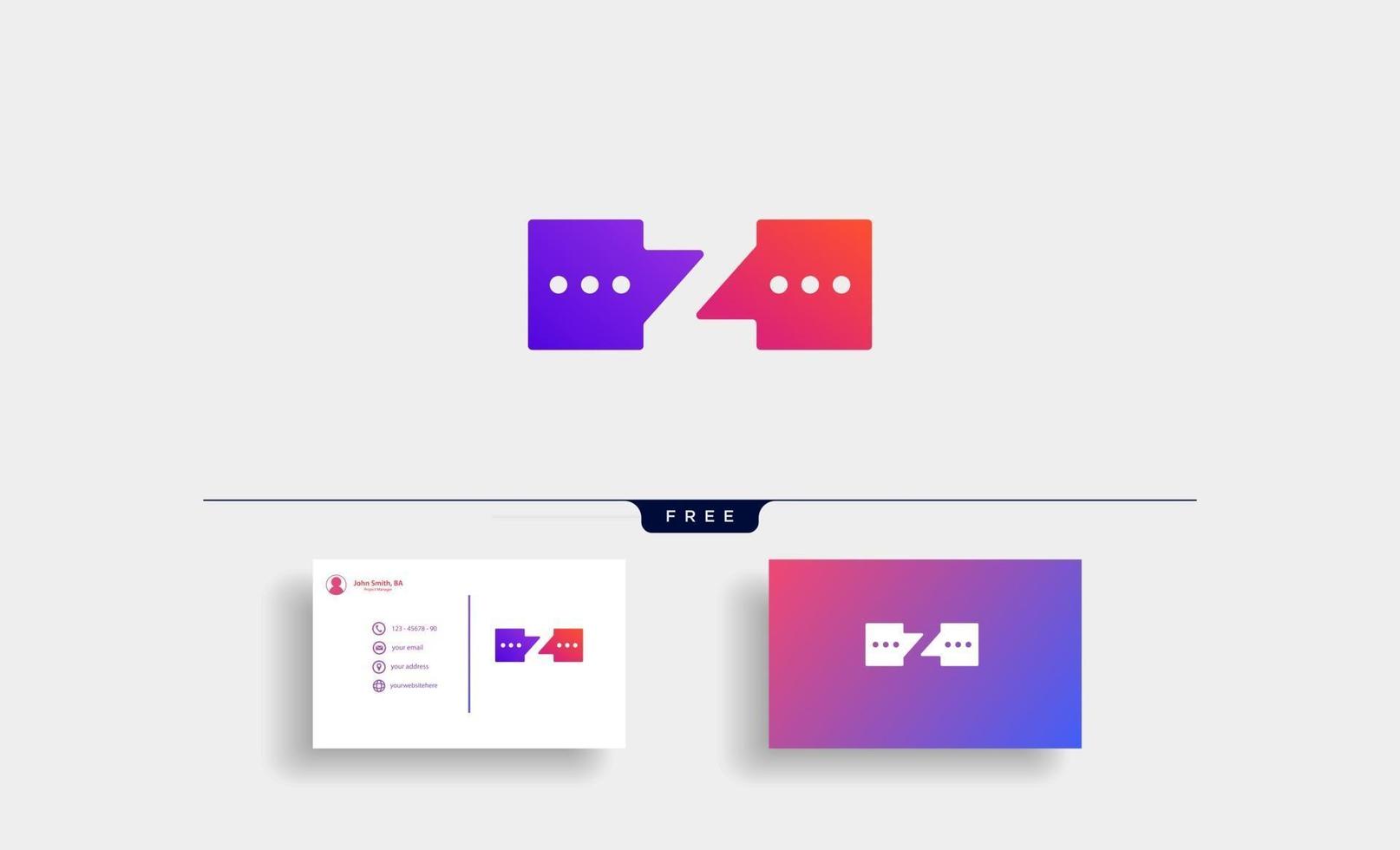 lettera z chat logo design template illustrazione vettoriale