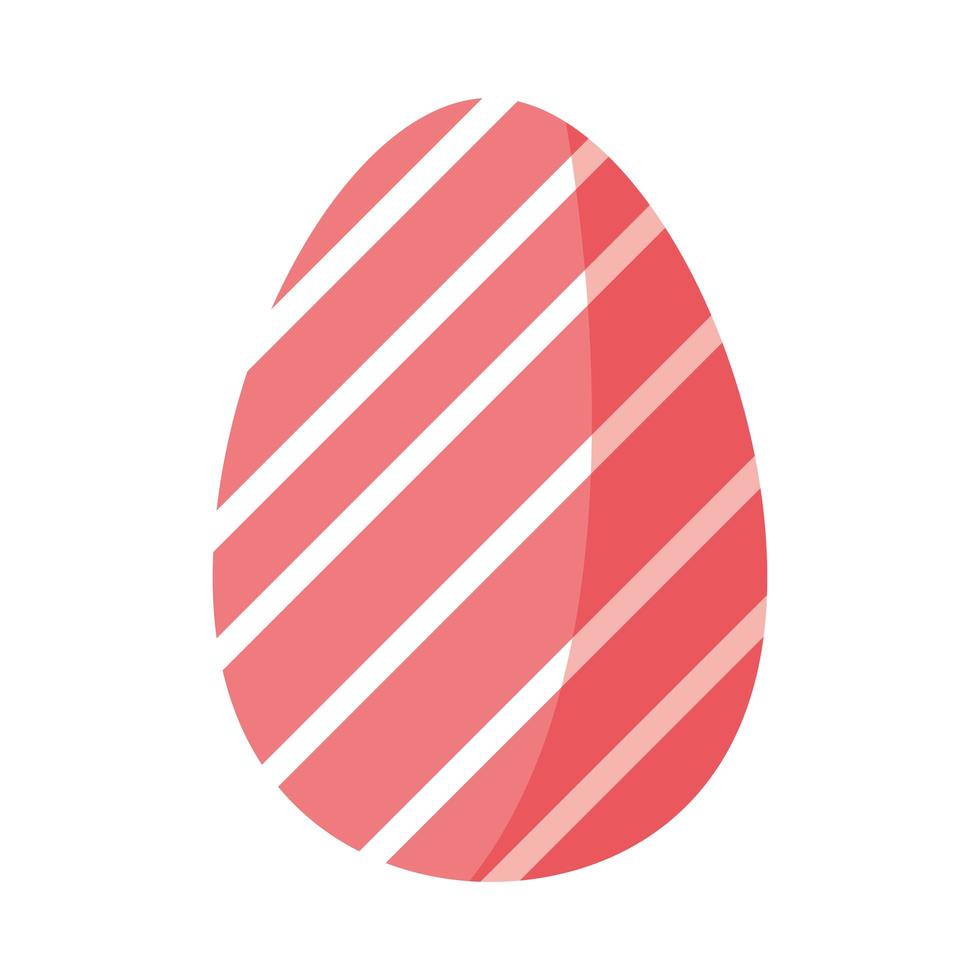uovo di Pasqua rosso vettore