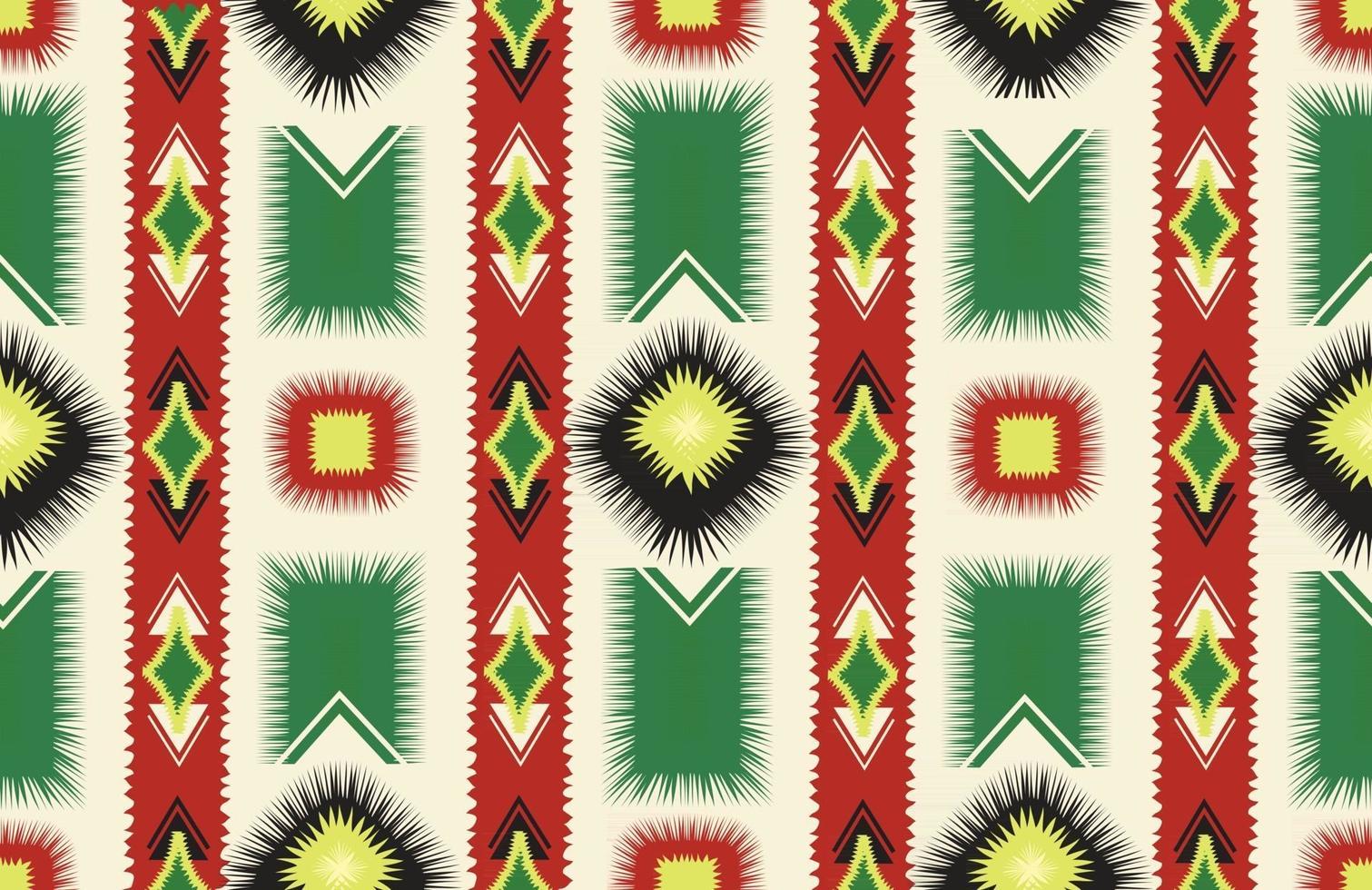 ikat astratto etnico seamless pattern avvolgimento ornamentale stampa geometrica tradizionale messicano sfondo popolare motivo etnico per avvolgere carta da parati tessuto tessile artigianato ricamo vettore