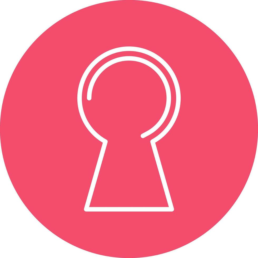 buco della serratura vettore icona design