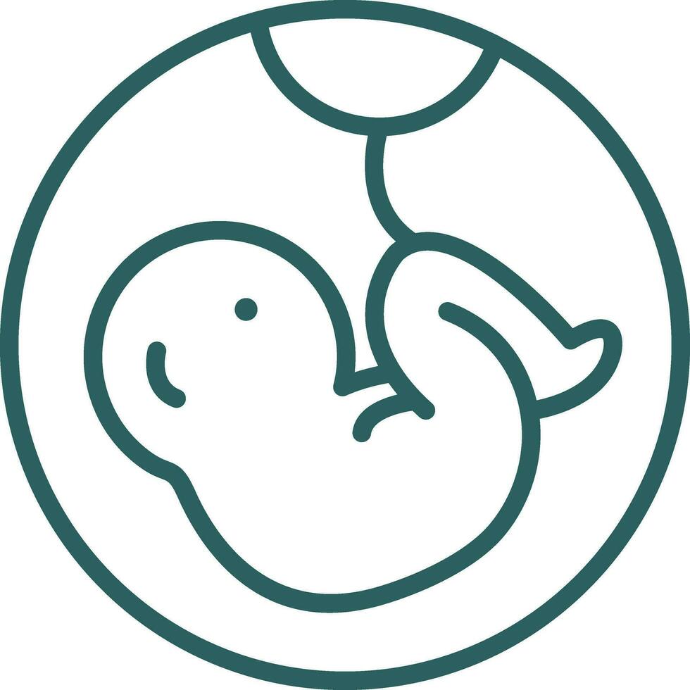 embrione vettore icona design
