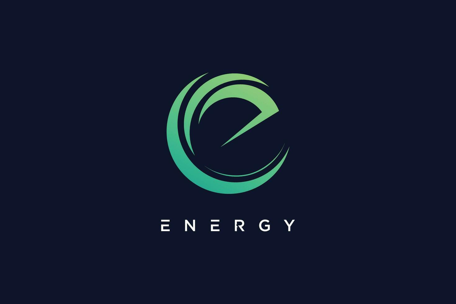 energia logo design vettore icona con moderno stile