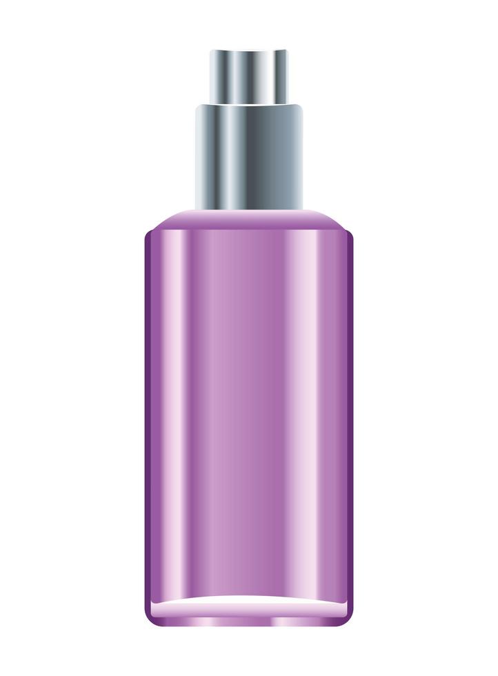 icona del prodotto bottiglia splash cura della pelle vettore