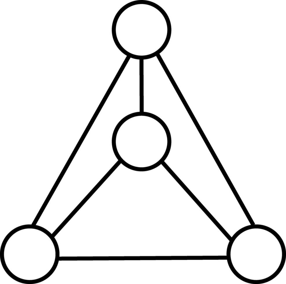 illustrazione di atomo icona nel piatto stile. vettore