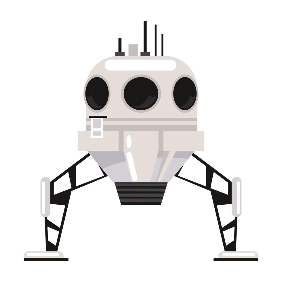 icona del robot spaziale vettore