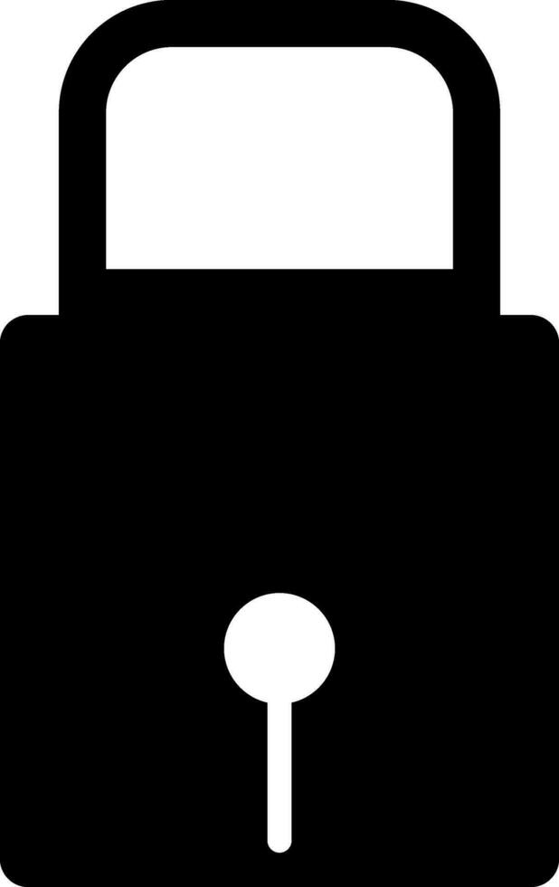illustrazione di serratura icona. vettore