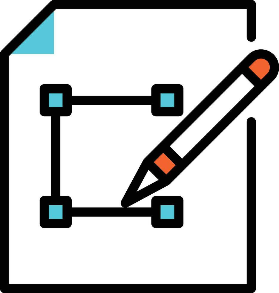 matita foglio vettore illustrazione su un' sfondo.premio qualità simboli.vettore icone per concetto e grafico design.