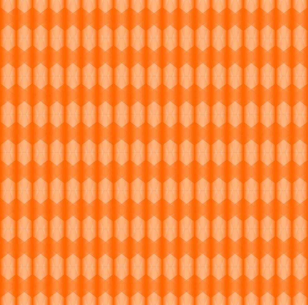 senza soluzione di continuità geomatric vettore sfondo modello nel arancia