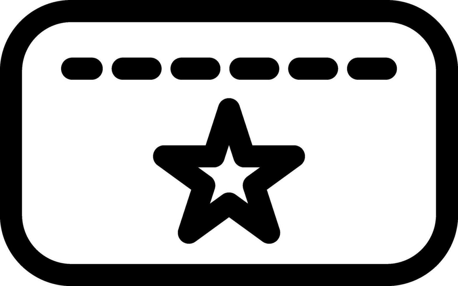 linea arte illustrazione di biglietto icona. vettore