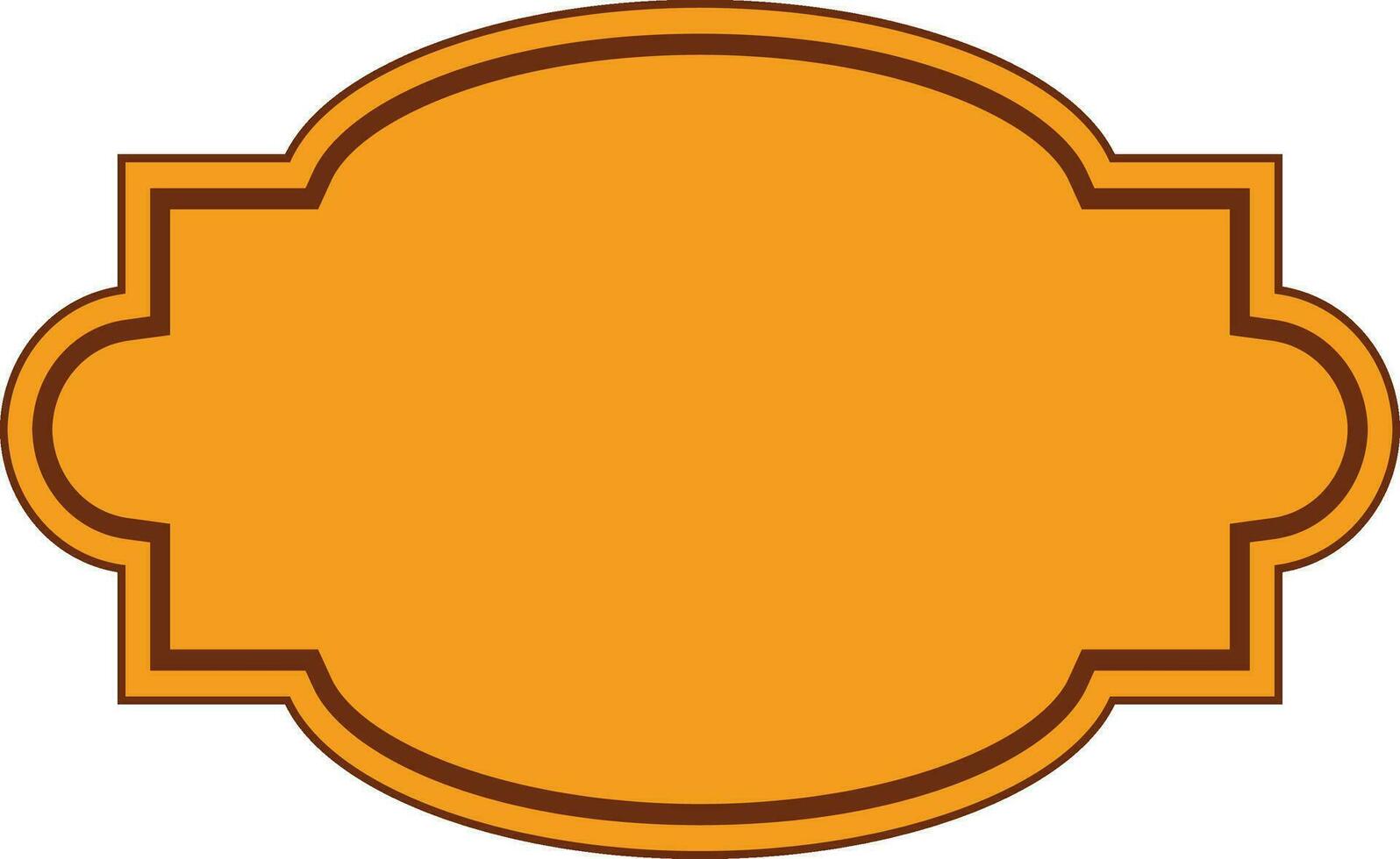 illustrazione di di giallo distintivo icona. vettore