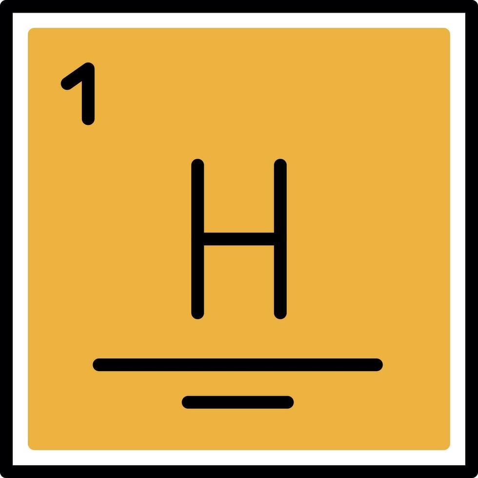 idrogeno vettore icona design