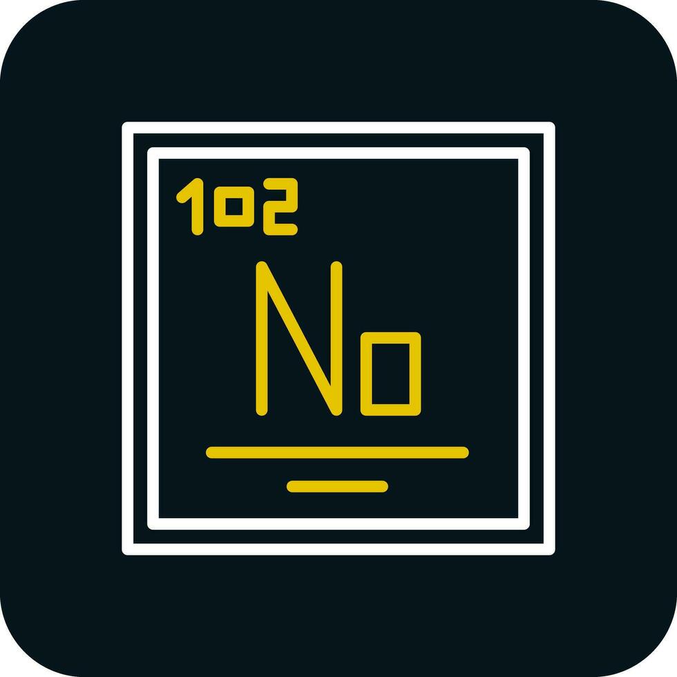 nobelium vettore icona design