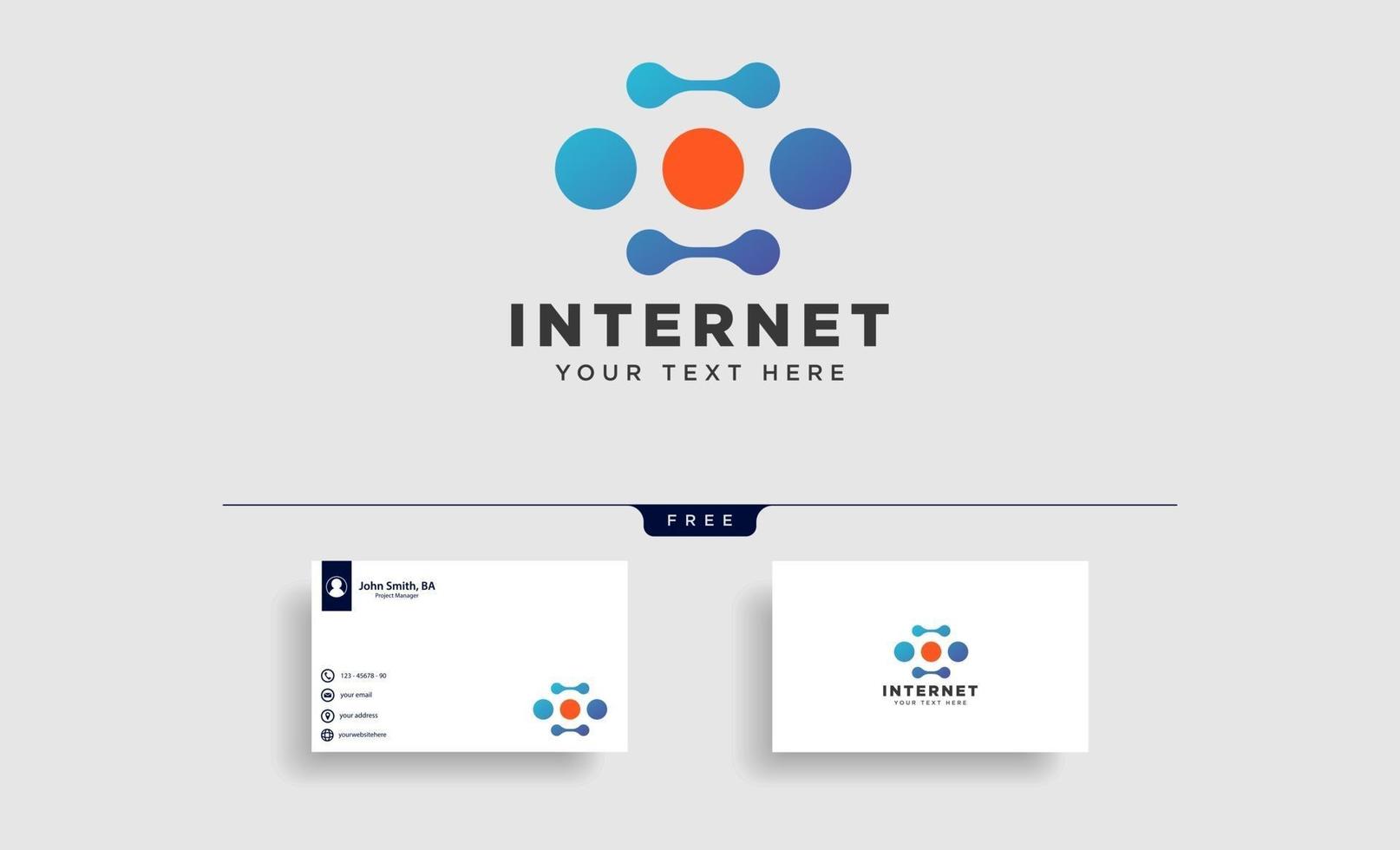 collegamento comunicazione logo creativo modello vettoriale illustrazione icona elemento vettore isolato