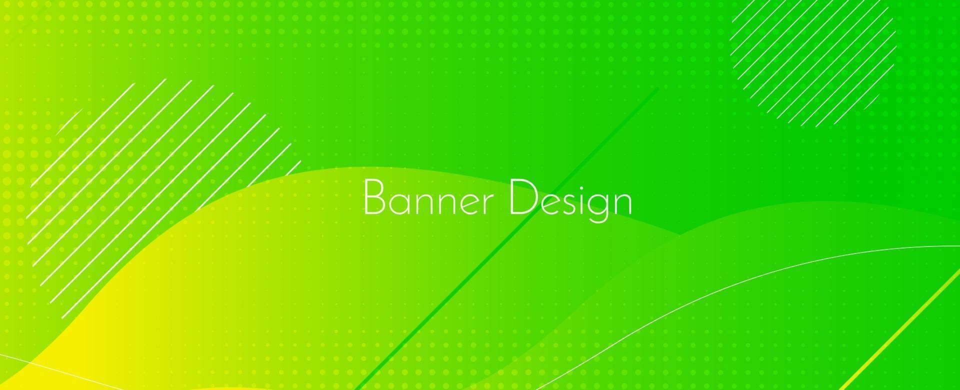 moderno elegante verde astratto geometrico elegante banner pattern di sfondo vettore