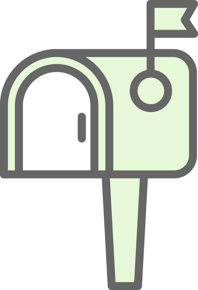 cassetta postale vettore icona design