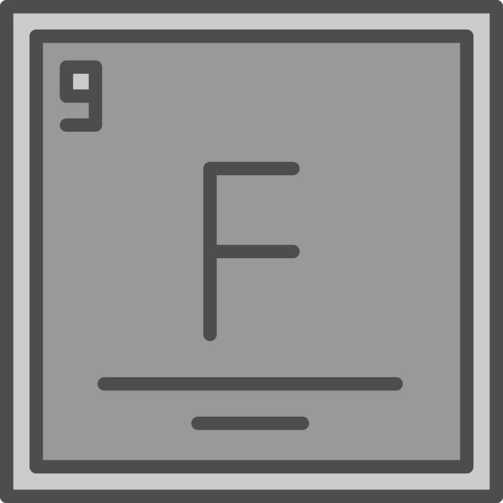 fluoro vettore icona design