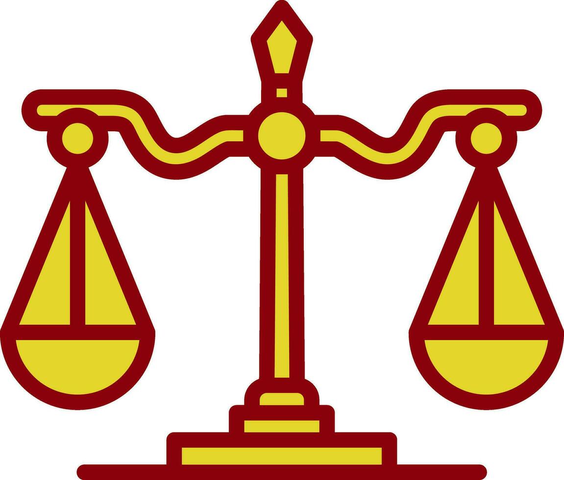 giustizia scala vettore icona design