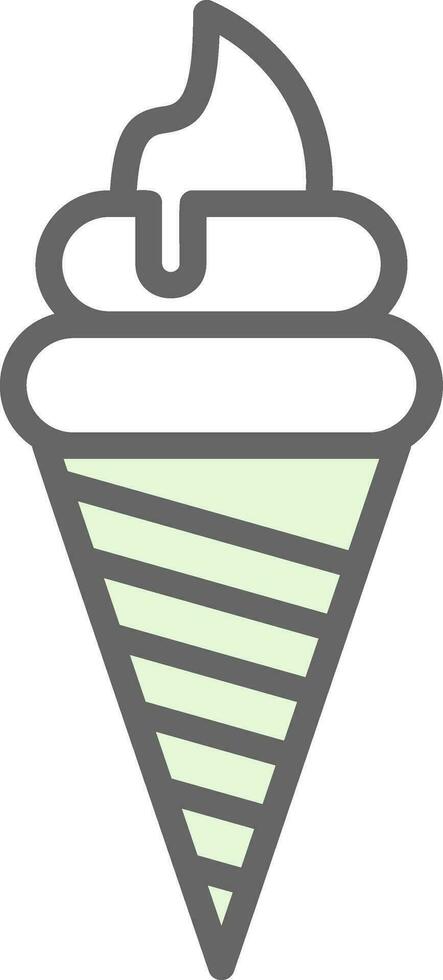 ghiaccio crema vettore icona design