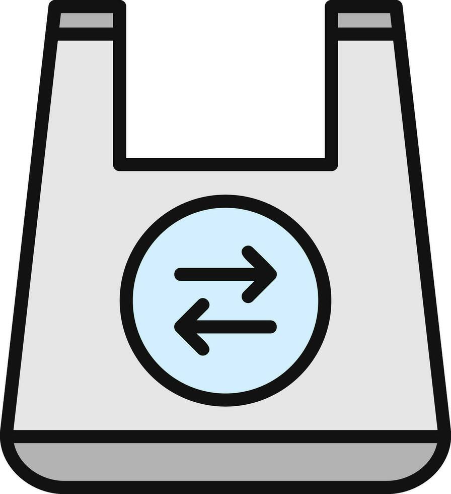 sostituzione vettore icona design