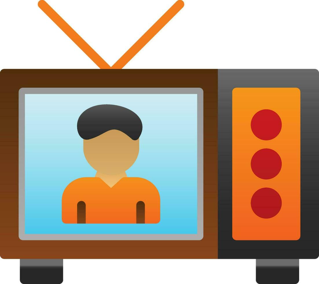 tv mostrare vettore icona design