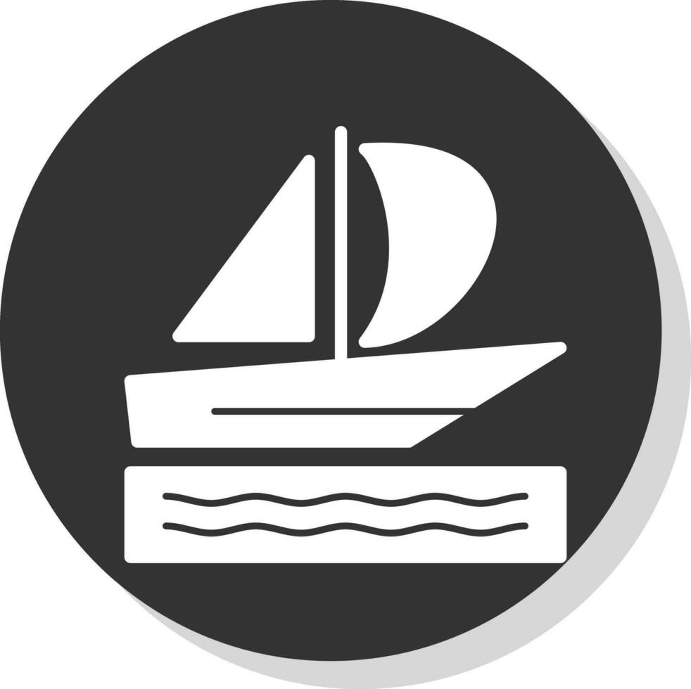 silboat vettore icona design