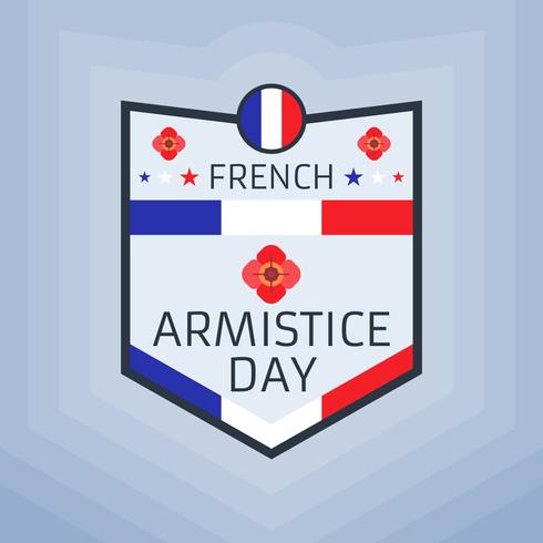 Vettori di giorno di armistizio francesi eccezionali