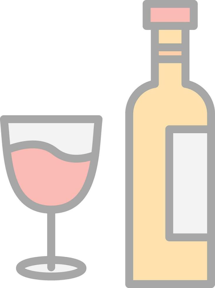 vino vettore icona design
