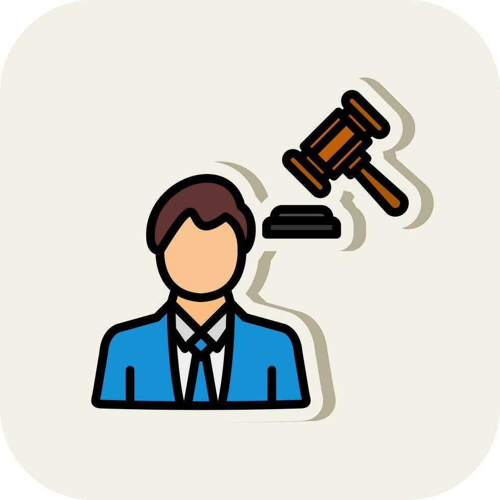 avvocato vettore icona design