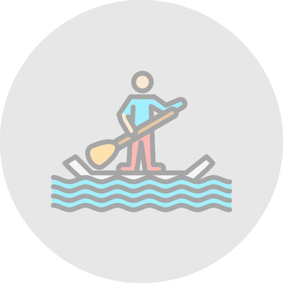pagaia Surf vettore icona design