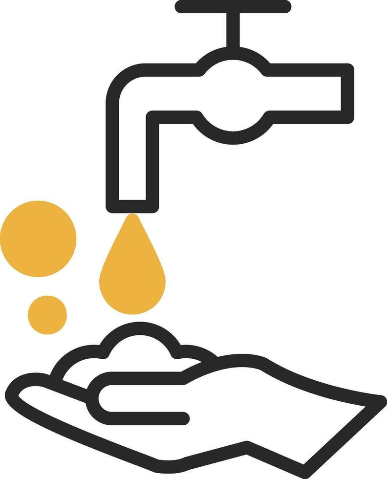 lavaggio delle mani vettore icona design