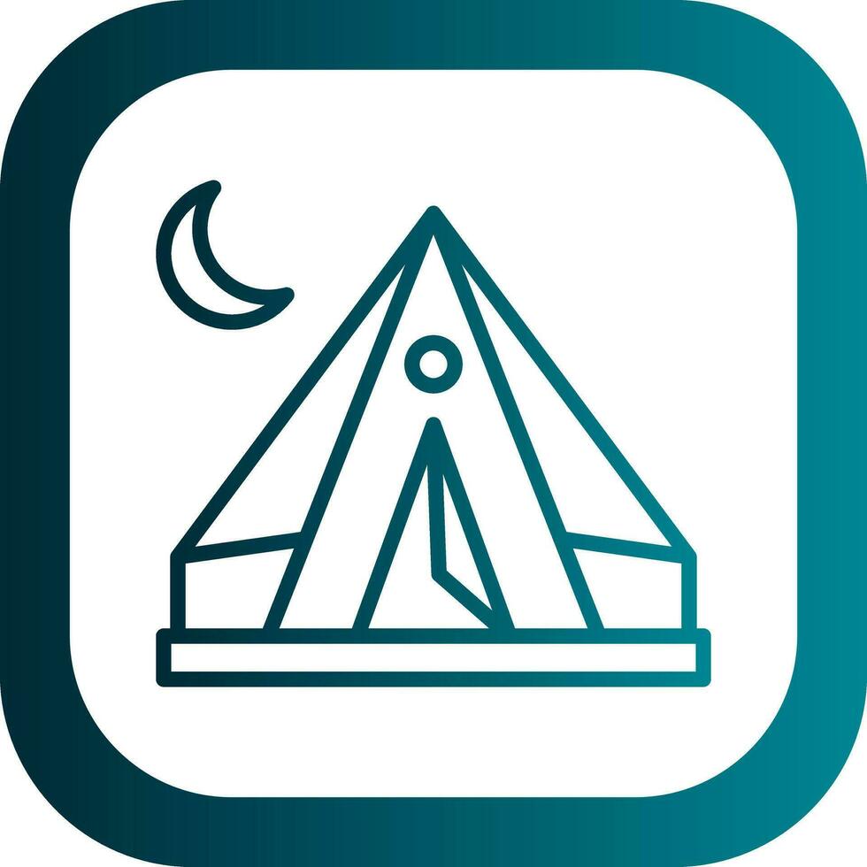 tenda vettore icona design