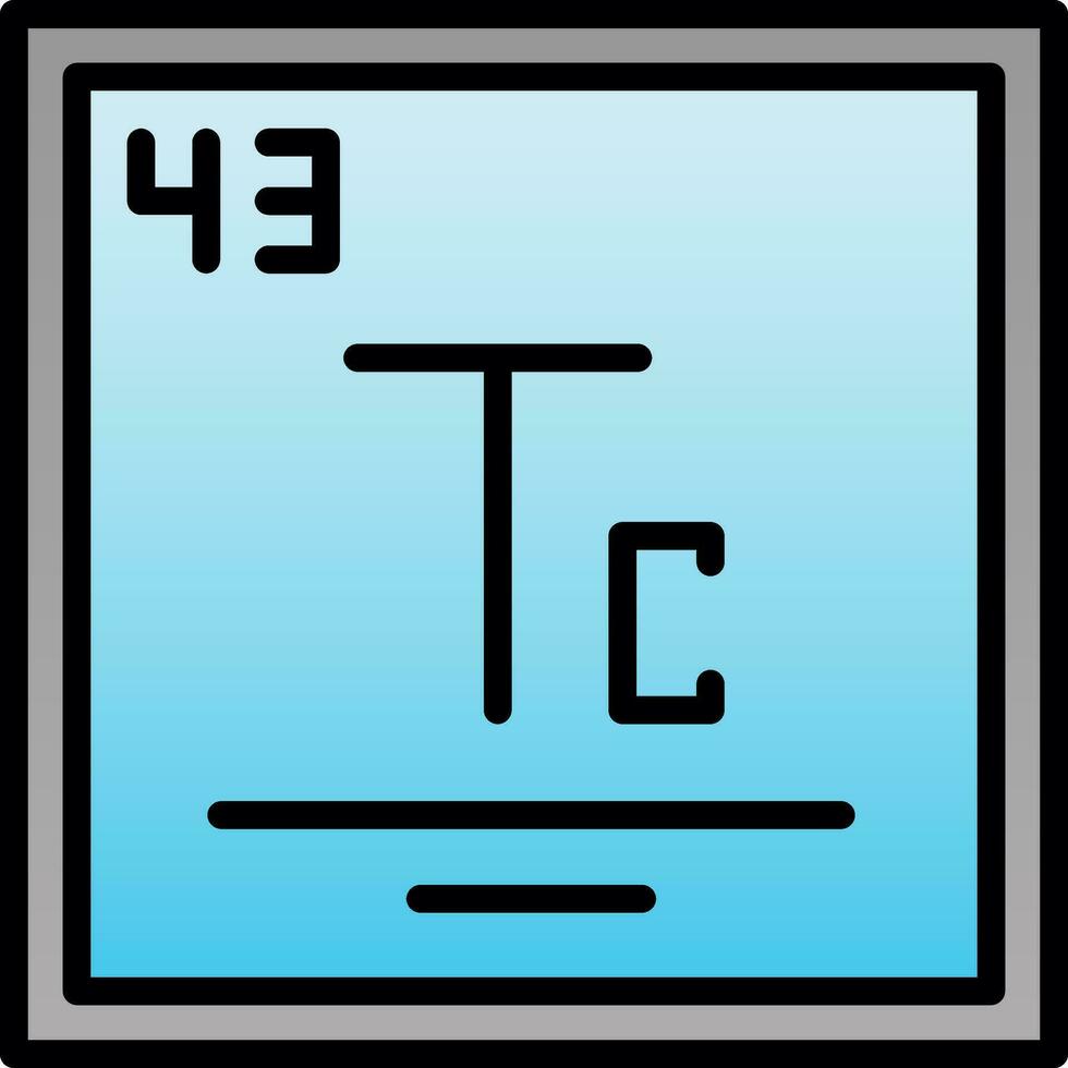 tecnezio vettore icona design