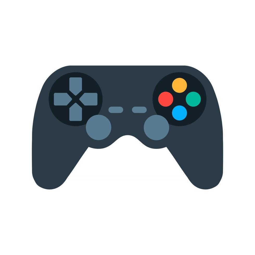 moderno design piatto dell'icona di gamepad o joystick per il web vettore