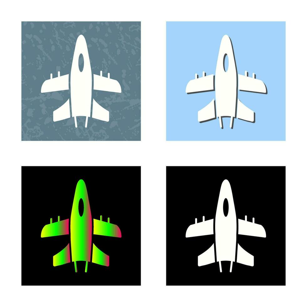 militare aereo vettore icona