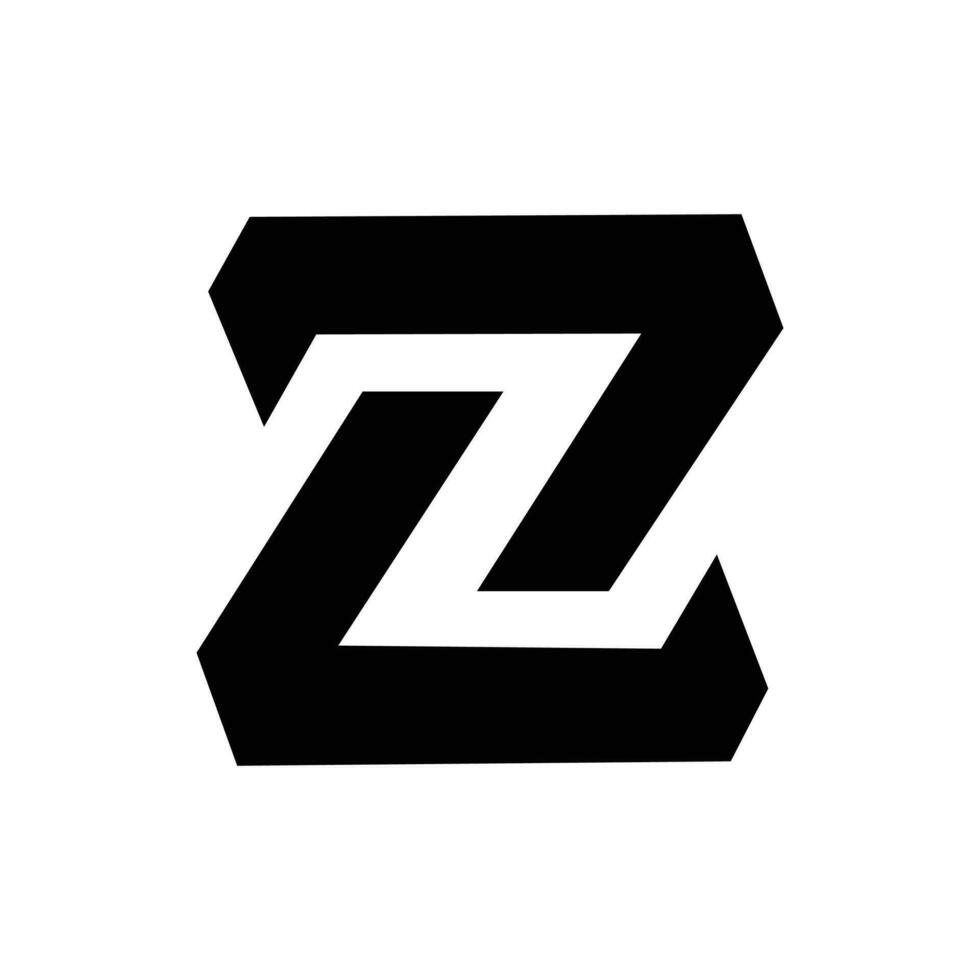 vettore del logo della lettera z