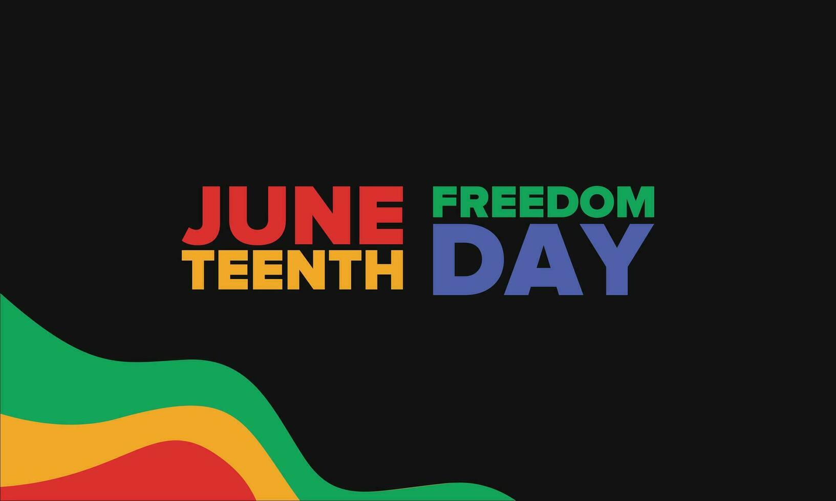 juneteenth indipendenza giorno. la libertà o emancipazione giorno. il americano vacanza è celebre su giugno 19. afroamericano storia e eredità. manifesto, saluto carta, striscione, e sfondo. vettore