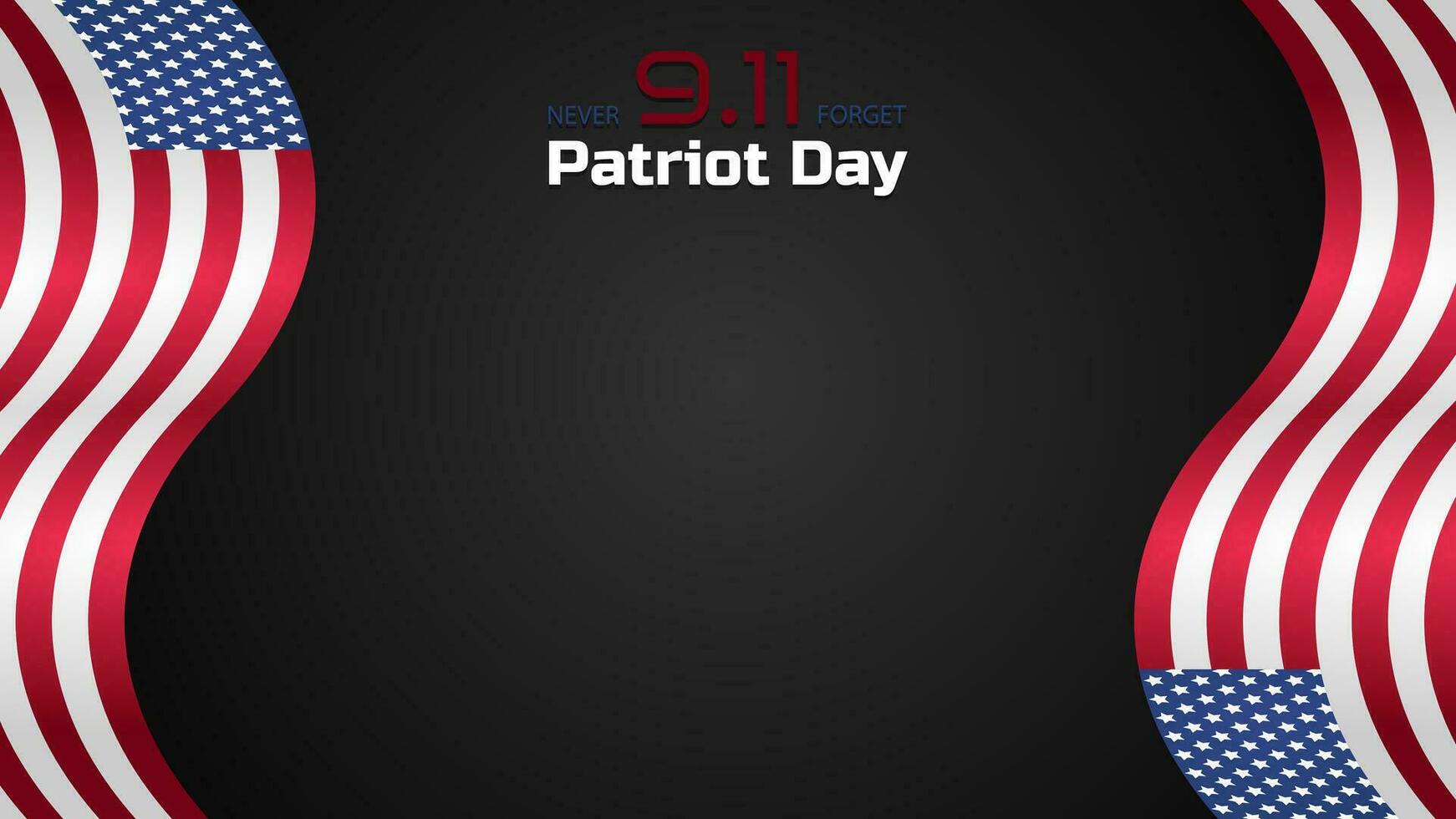 settembre 11, patriota giorno sfondo con copia spazio vettore
