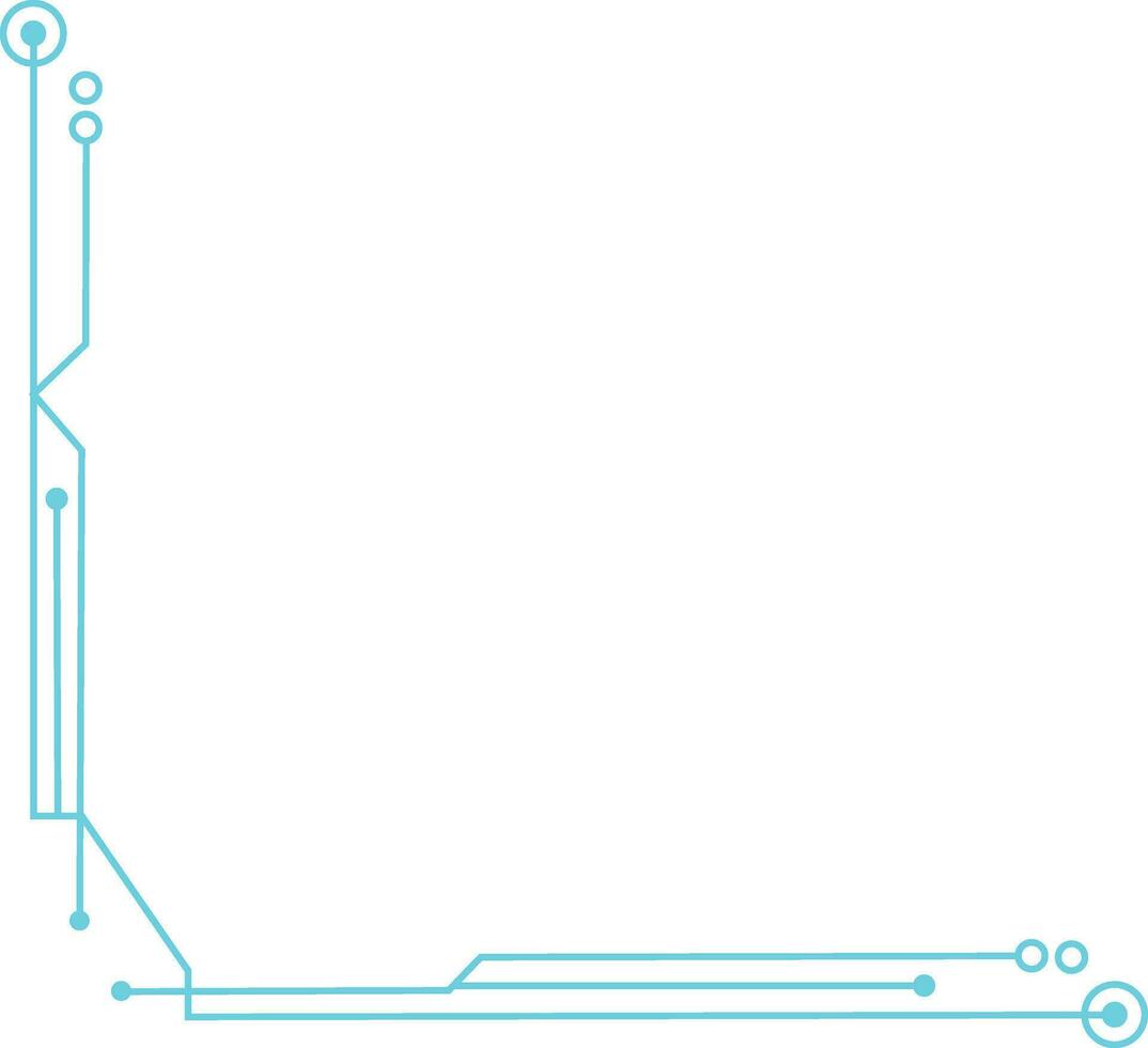 futuristico Tech angolo vettore