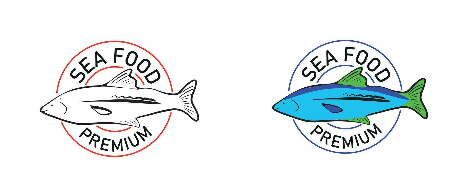 pesce Stampa. autorizzazione per pesca, pesca. logo pesce.vettore illustrazione. vettore