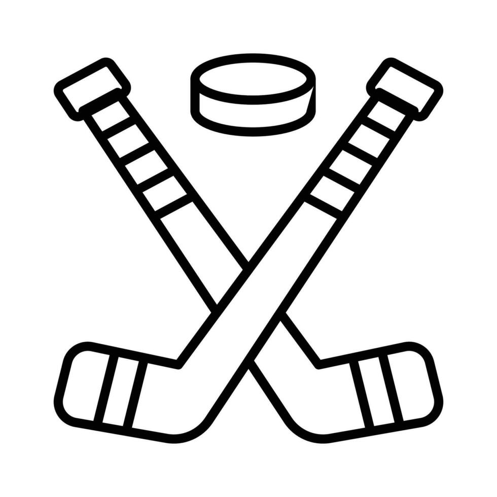 di moda icona di ghiaccio hockey nel modificabile stile, facile per uso e Scarica vettore
