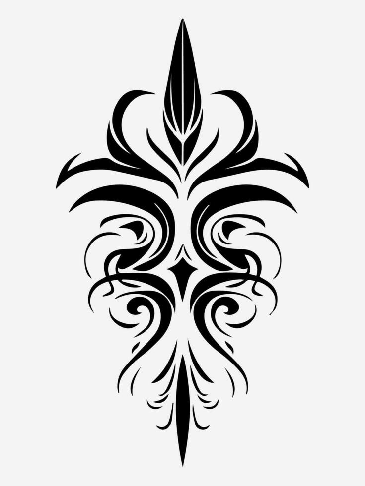 tribale tatuaggio design elemento vettore