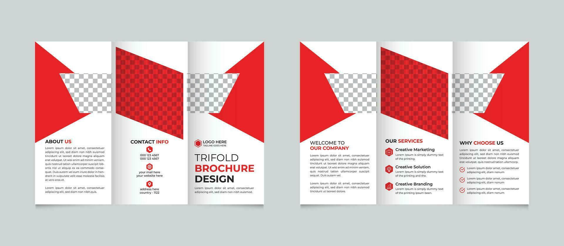 professionale aziendale creativo moderno attività commerciale trifold opuscolo design modello per il tuo azienda gratuito vettore