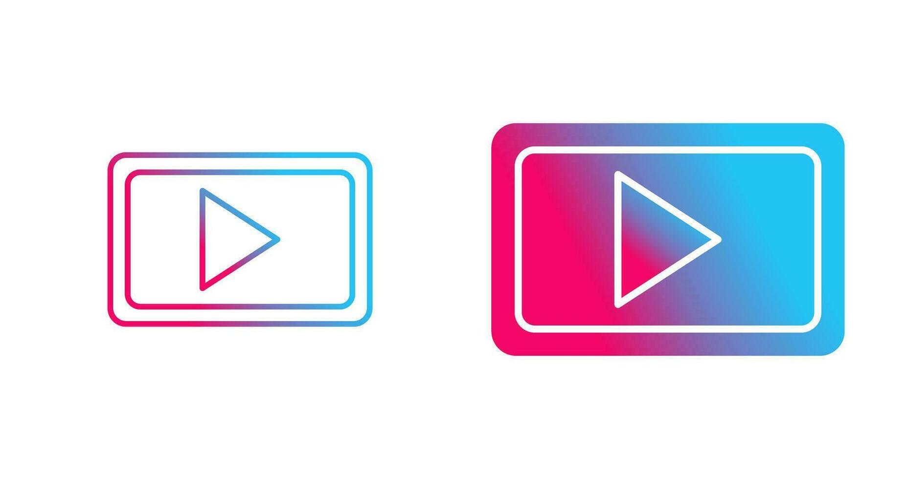 unico video comunicazione vettore icona