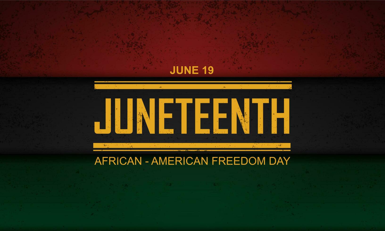 contento juneteenth giugno 19 la libertà giorno sfondo vettore illustrazione