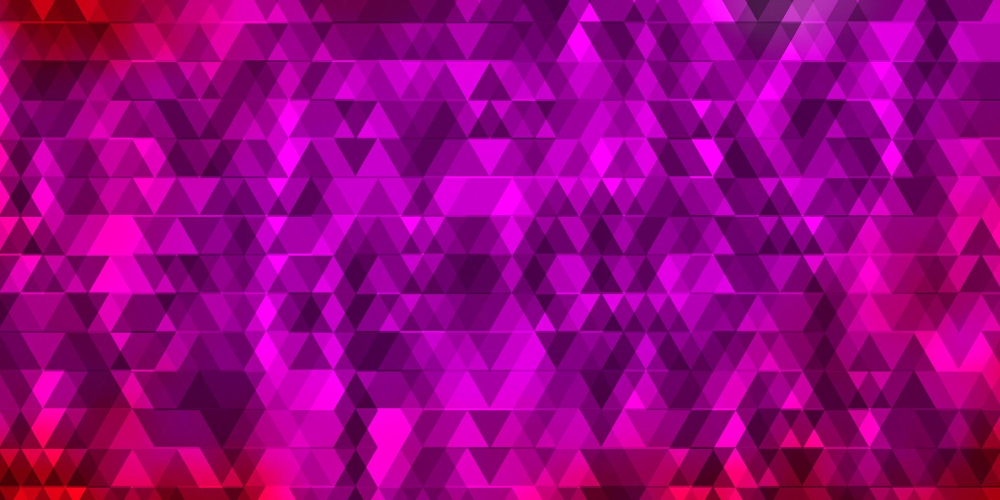 layout vettoriale rosa chiaro con linee triangoli